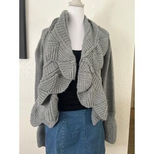 BCBGMaxAzria Gray Knit Cardigan